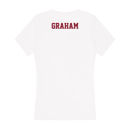 UMass - NCAA Women's Rowing : Paxton Graham - Women's V-Neck T-Shirt-1