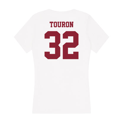 UMass - NCAA Football : Jose Touron - Women's V-Neck T-Shirt-1