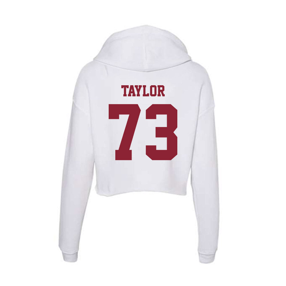  - NCAA Football : Brock Taylor - Women's Crop Fleece Hoodie-1