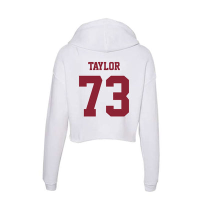  - NCAA Football : Brock Taylor - Women's Crop Fleece Hoodie-1