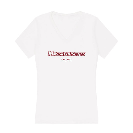 UMass - NCAA Football : James Horton - Women's V-Neck T-Shirt-0