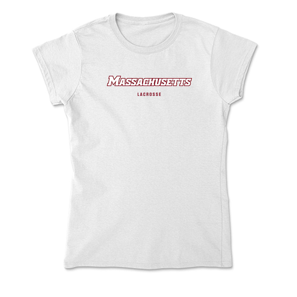 UMass - NCAA Men's Lacrosse : Xander Johnson - Soft Style Women’s T-Shirt-0