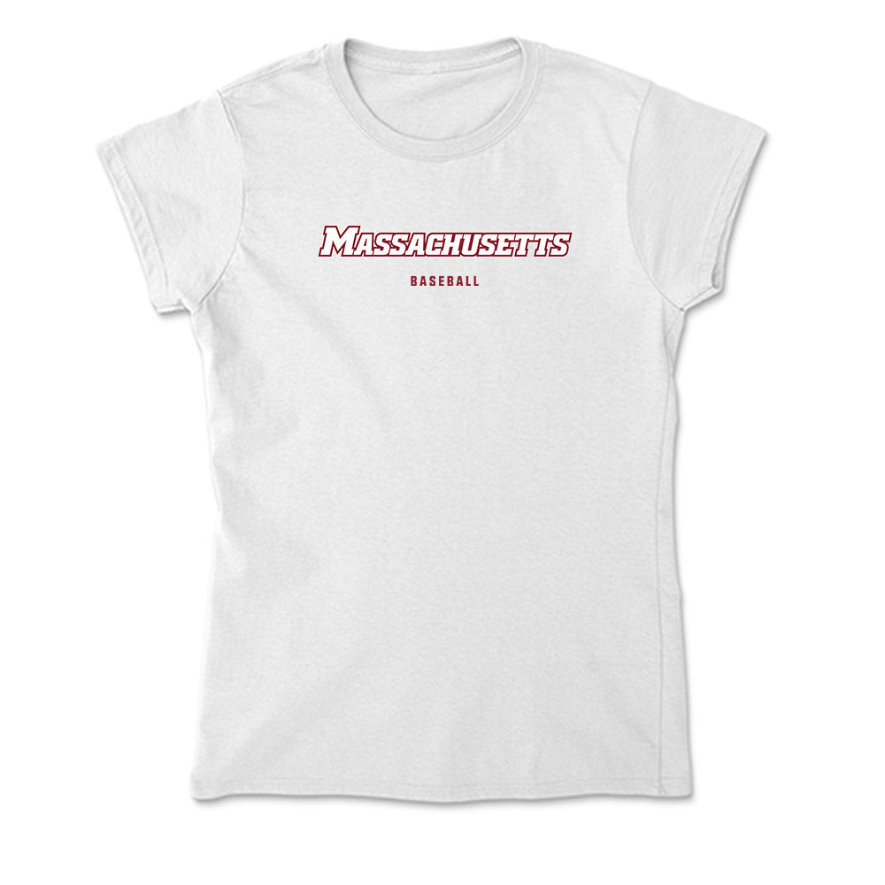 UMass - NCAA Baseball : Matt Travisano - Soft Style Women’s T-Shirt-0