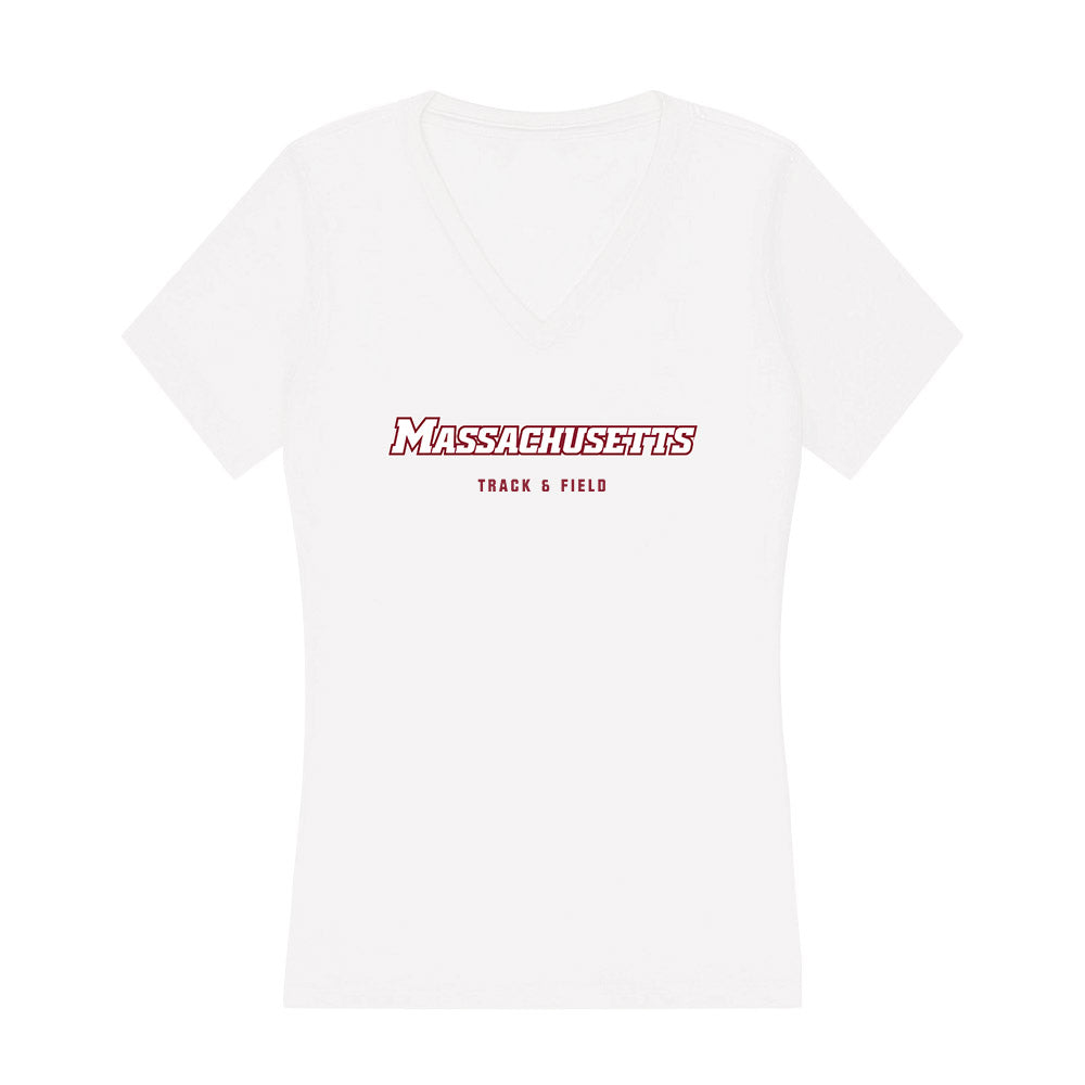 UMass - NCAA Women's Track & Field : Diamani Canuto - Women's V-Neck T-Shirt-0