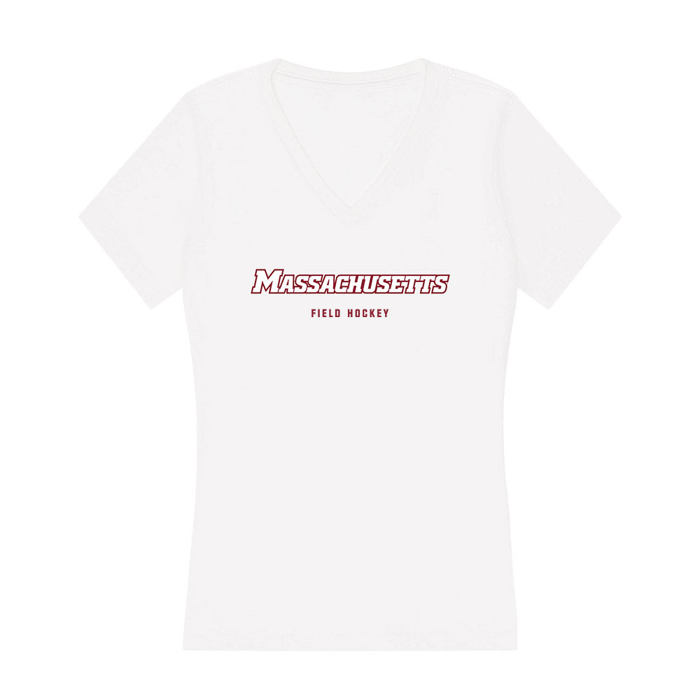 UMass - NCAA Women's Field Hockey : Emilie Keij - Women's V-Neck T-Shirt-0