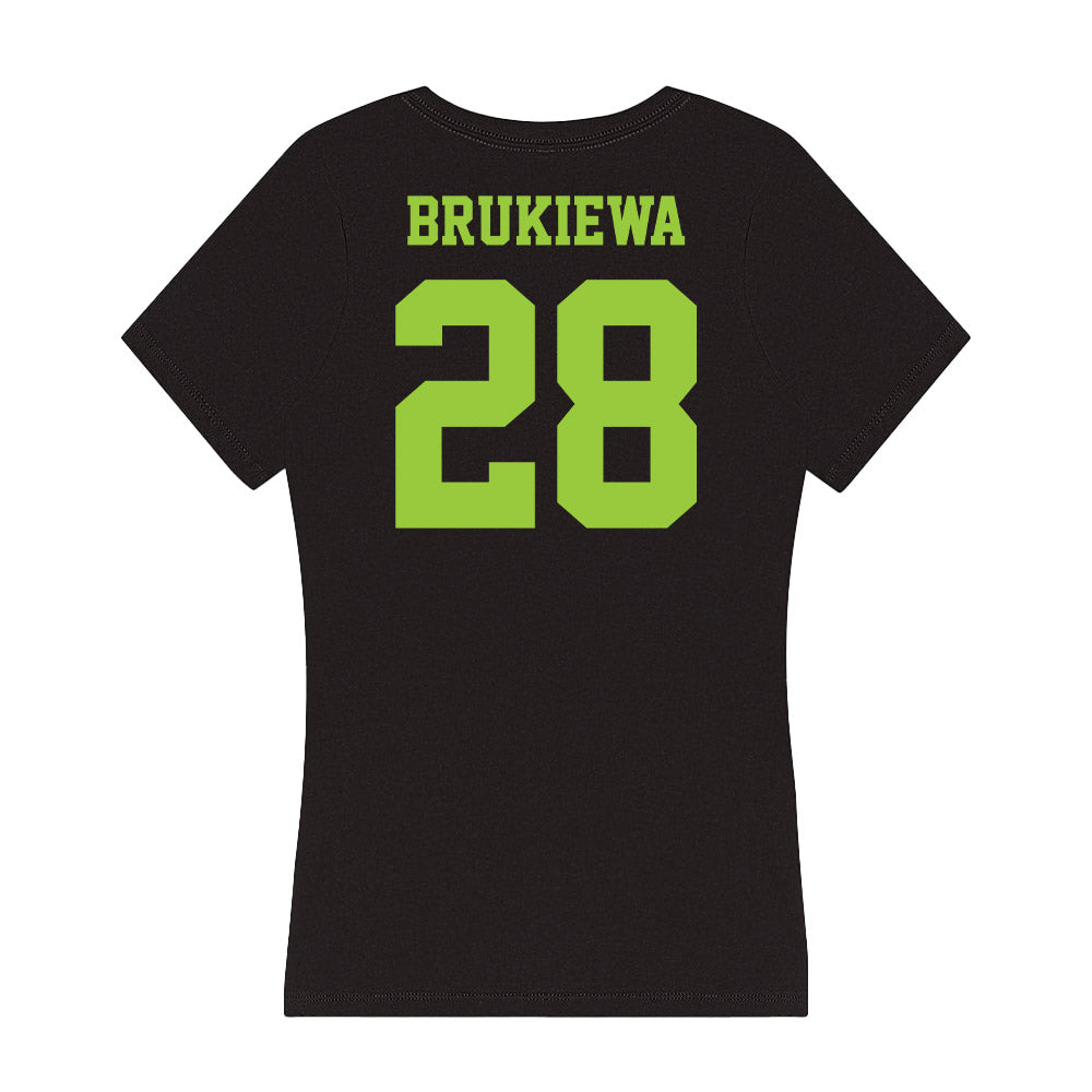 USF - NCAA Women's Lacrosse : Grace Brukiewa - Women's V-Neck T-Shirt-1