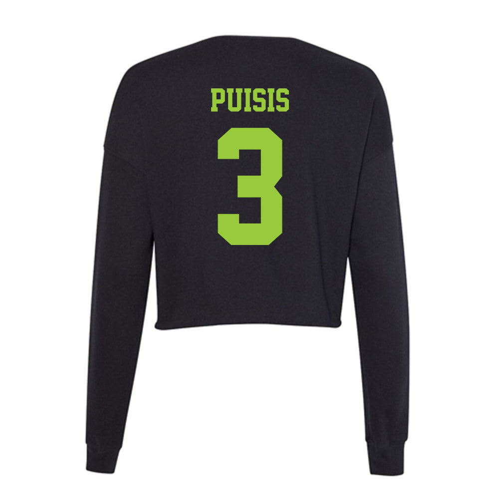 USF - NCAA Women's Basketball : Sammie Puisis - Women's Cropped Crew Fleece-1