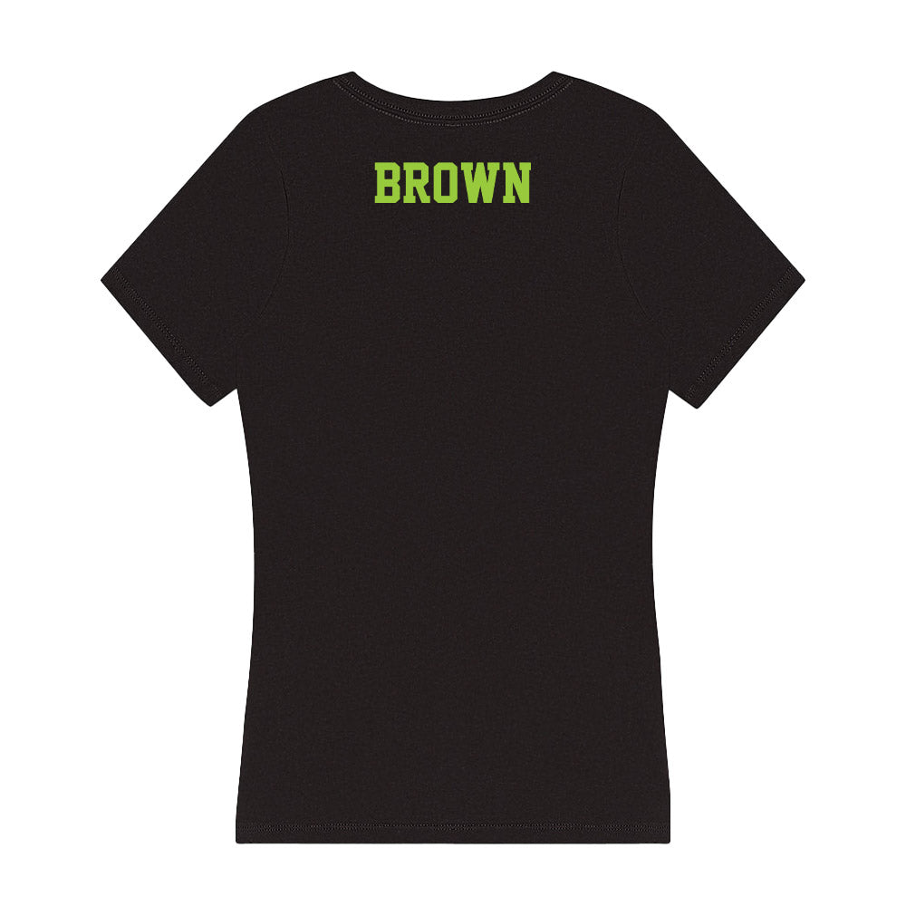 USF - NCAA Men's Track & Field : Javon Brown - Women's V-Neck T-Shirt-1