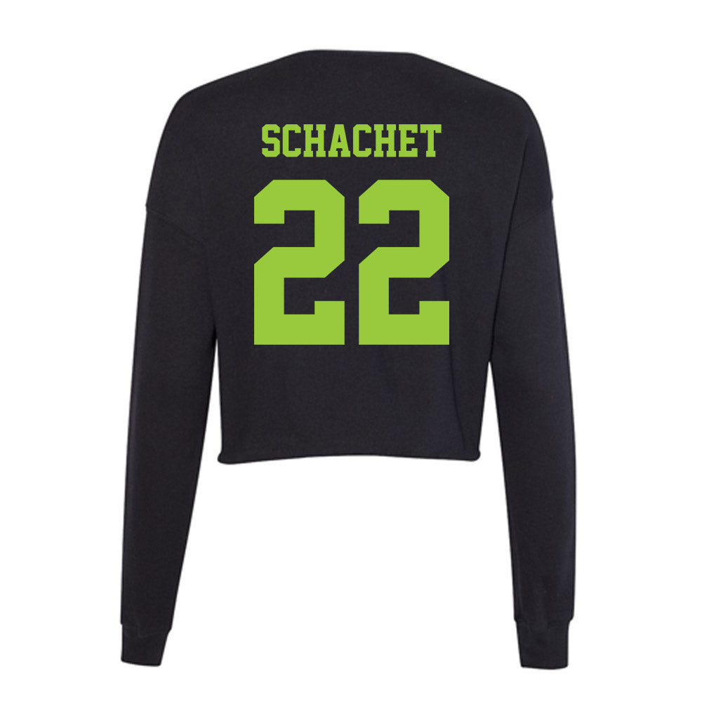 USF - NCAA Women's Lacrosse : Cami Schachet - Women's Cropped Crew Fleece-1