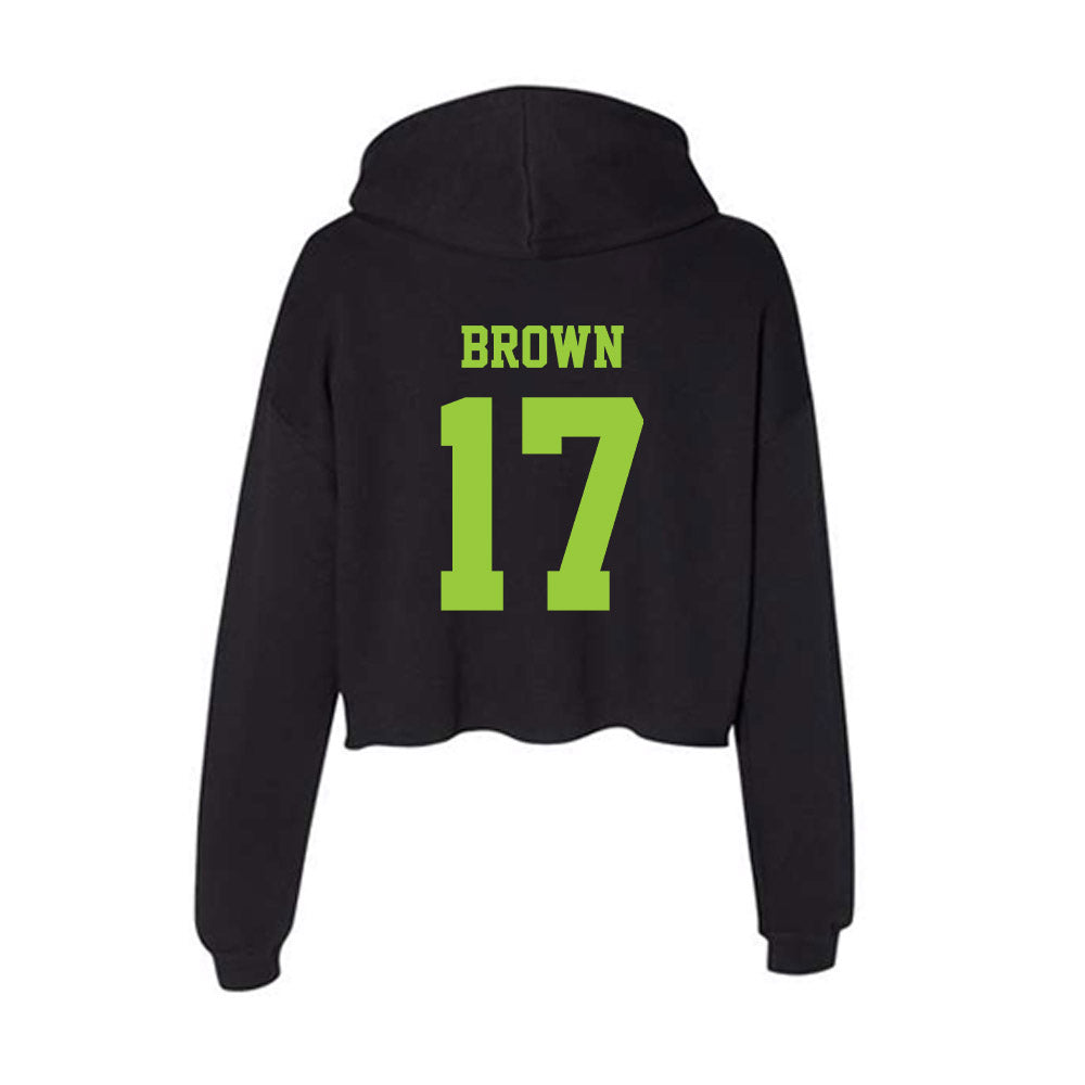 USF - NCAA Football : Byrum Brown - Women's Crop Fleece Hoodie-1