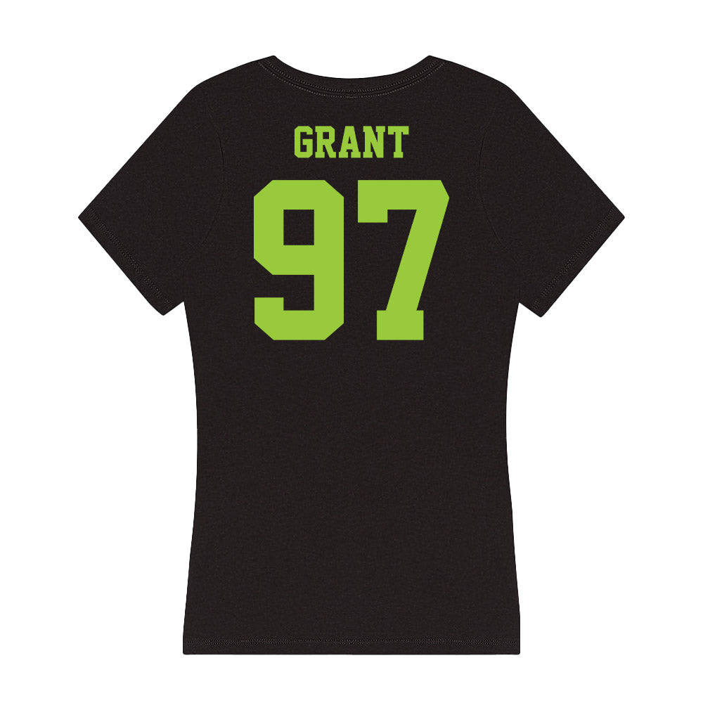 USF - NCAA Football : Jahari Grant - Women's V-Neck T-Shirt-1