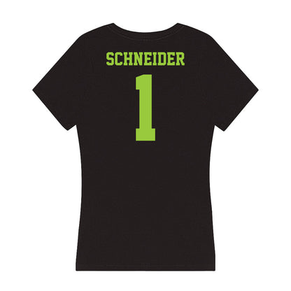 USF - NCAA Women's Volleyball : Lia Schneider - Women's V-Neck T-Shirt-1