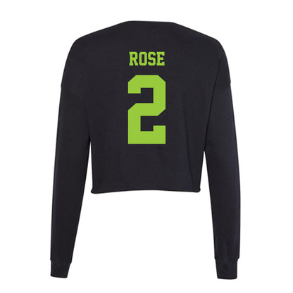 USF - NCAA Baseball : Matt Rose - Women's Cropped Crew Fleece-1