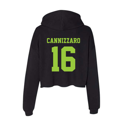 USF - NCAA Baseball : Nate Cannizzaro - Women's Crop Fleece Hoodie-1