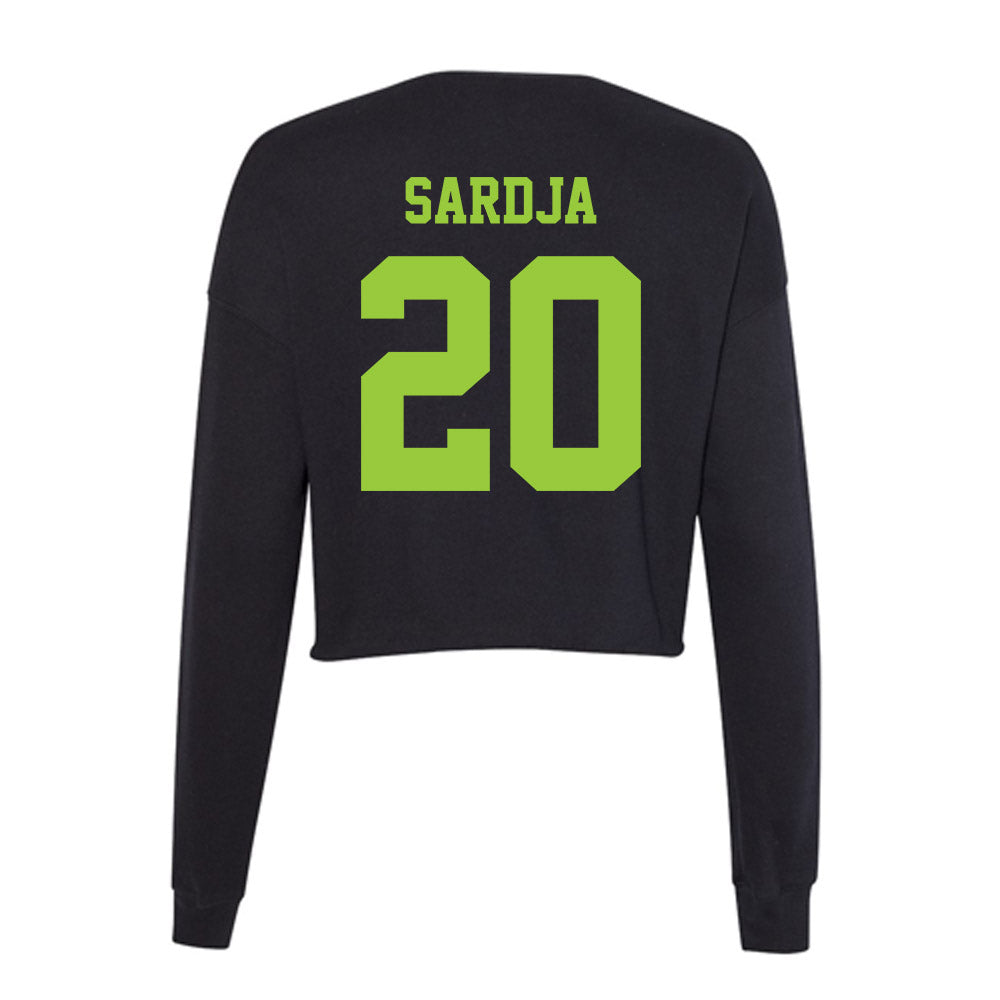 USF - NCAA Softball : Belle Sardja - Women's Cropped Crew Fleece-1