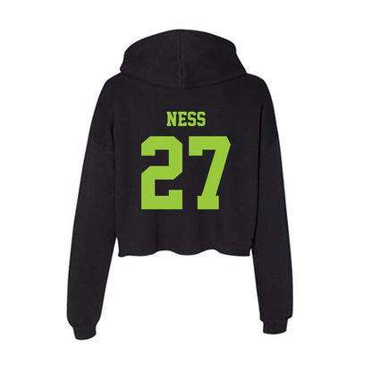 USF - NCAA Women's Lacrosse : Mikaela Ness - Women's Crop Fleece Hoodie-1