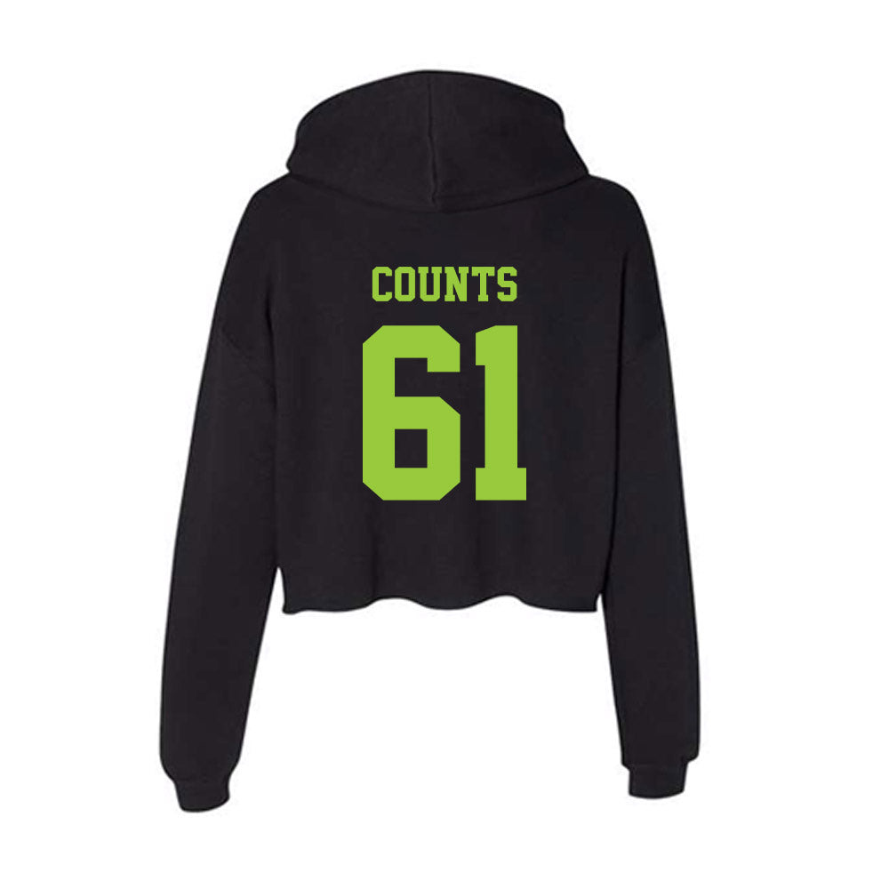 USF - NCAA Baseball : Matthew Counts - Women's Crop Fleece Hoodie-1