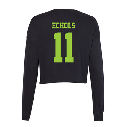 USF - NCAA Football : Jonathan Echols - Women's Cropped Crew Fleece-1