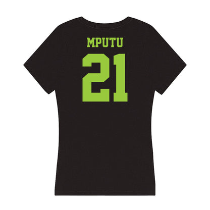 USF - NCAA Women's Basketball : Lor Mputu - Women's V-Neck T-Shirt-1