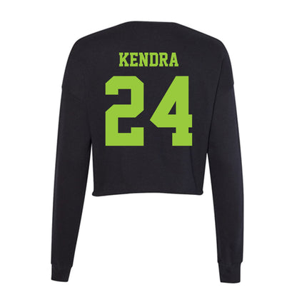 USF - NCAA Men's Basketball : Kendra Kendra - Women's Cropped Crew Fleece-1