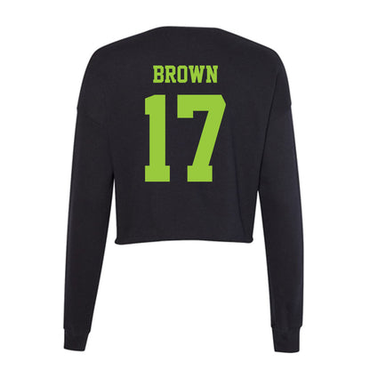 USF - NCAA Football : Byrum Brown - Women's Cropped Crew Fleece-1