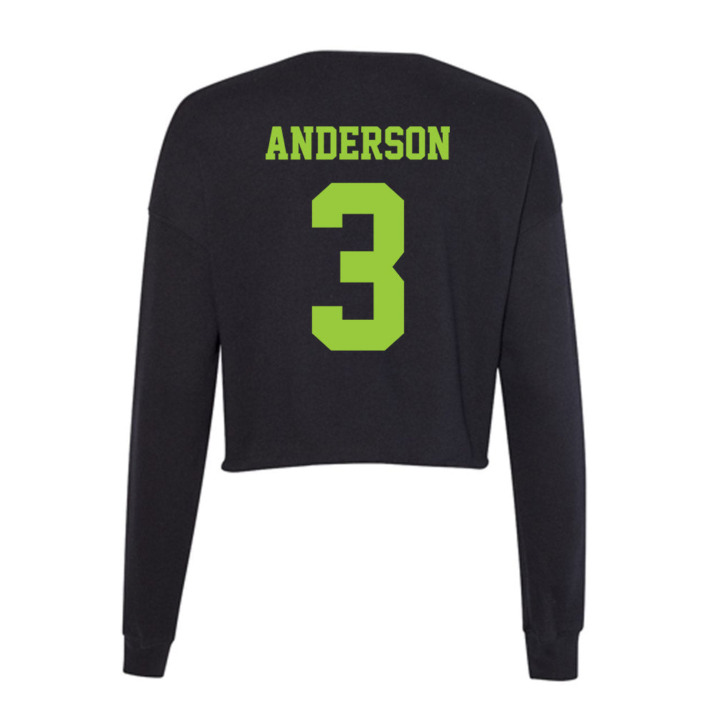 USF - NCAA Beach Volleyball : Morgan Anderson - Women's Cropped Crew Fleece-1