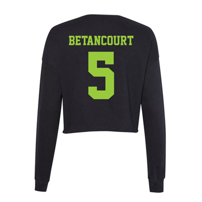 USF - NCAA Baseball : Rafael Betancourt - Women's Cropped Crew Fleece-1