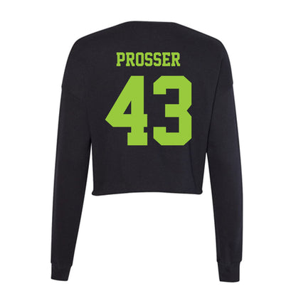 USF - NCAA Baseball : Quin Prosser - Women's Cropped Crew Fleece-1