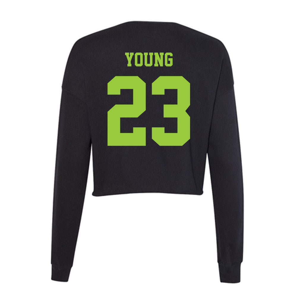 USF - NCAA Football : Yasias Young - Women's Cropped Crew Fleece-1