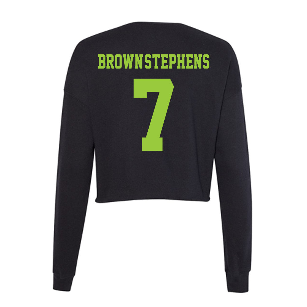 USF - NCAA Football : Michael Brown-Stephens - Women's Cropped Crew Fleece-1