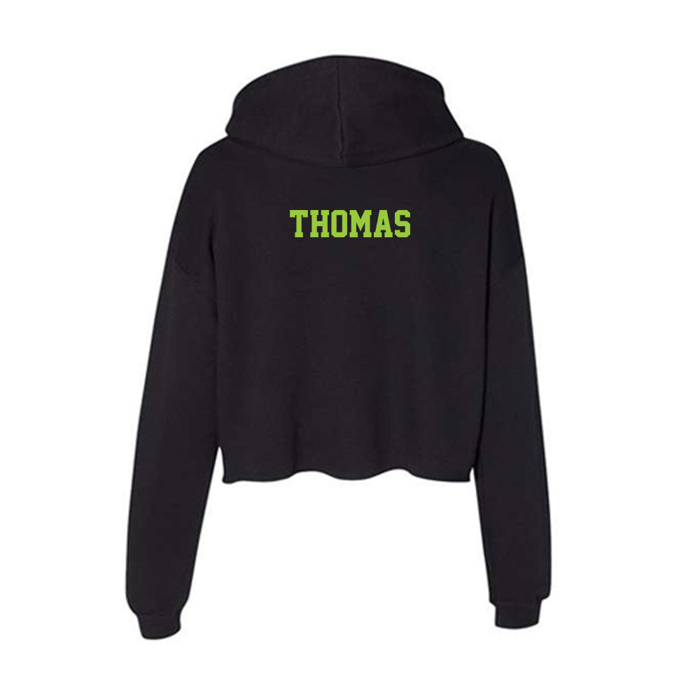 USF - NCAA Women's Track & Field : Tyra Thomas - Women's Crop Fleece Hoodie-1