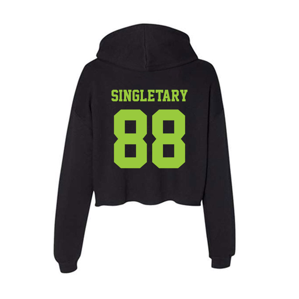 USF - NCAA Football : Payten Singletary - Women's Crop Fleece Hoodie-1