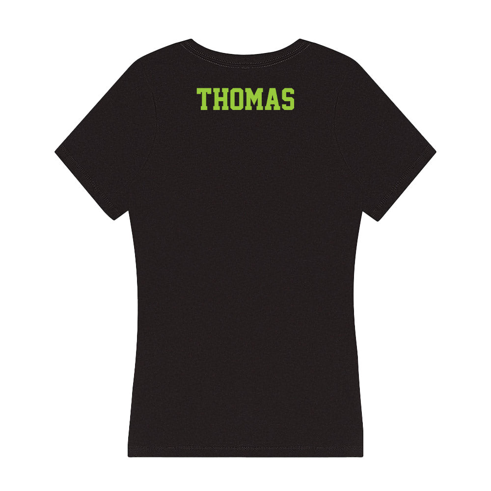 USF - NCAA Women's Track & Field : Tyra Thomas - Women's V-Neck T-Shirt-1