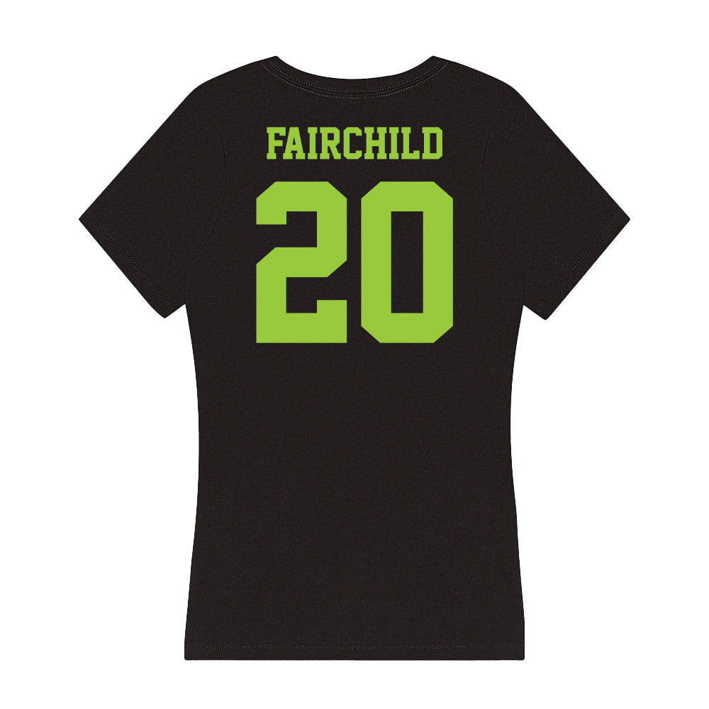 USF - NCAA Women's Soccer : Mia Fairchild - Women's V-Neck T-Shirt-1