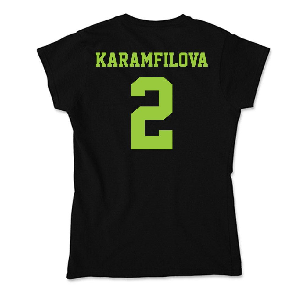 USF - NCAA Women's Basketball : Yana Karamfilova - Soft Style Women’s T-Shirt-1
