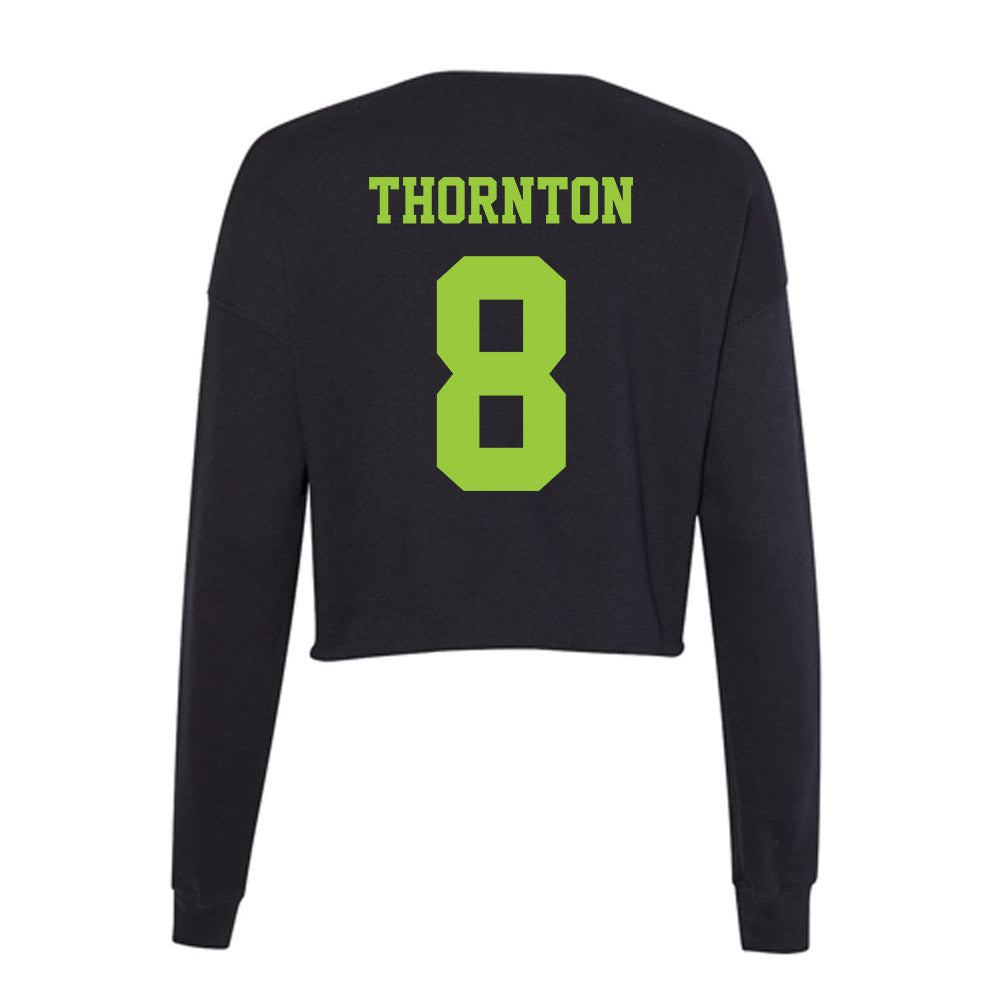 USF - NCAA Women's Soccer : Elyse Thornton - Women's Cropped Crew Fleece-1