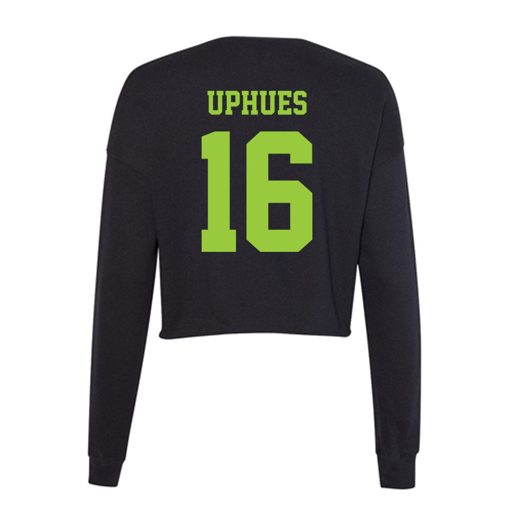 USF - NCAA Women's Lacrosse : Ava Uphues - Women's Cropped Crew Fleece-1