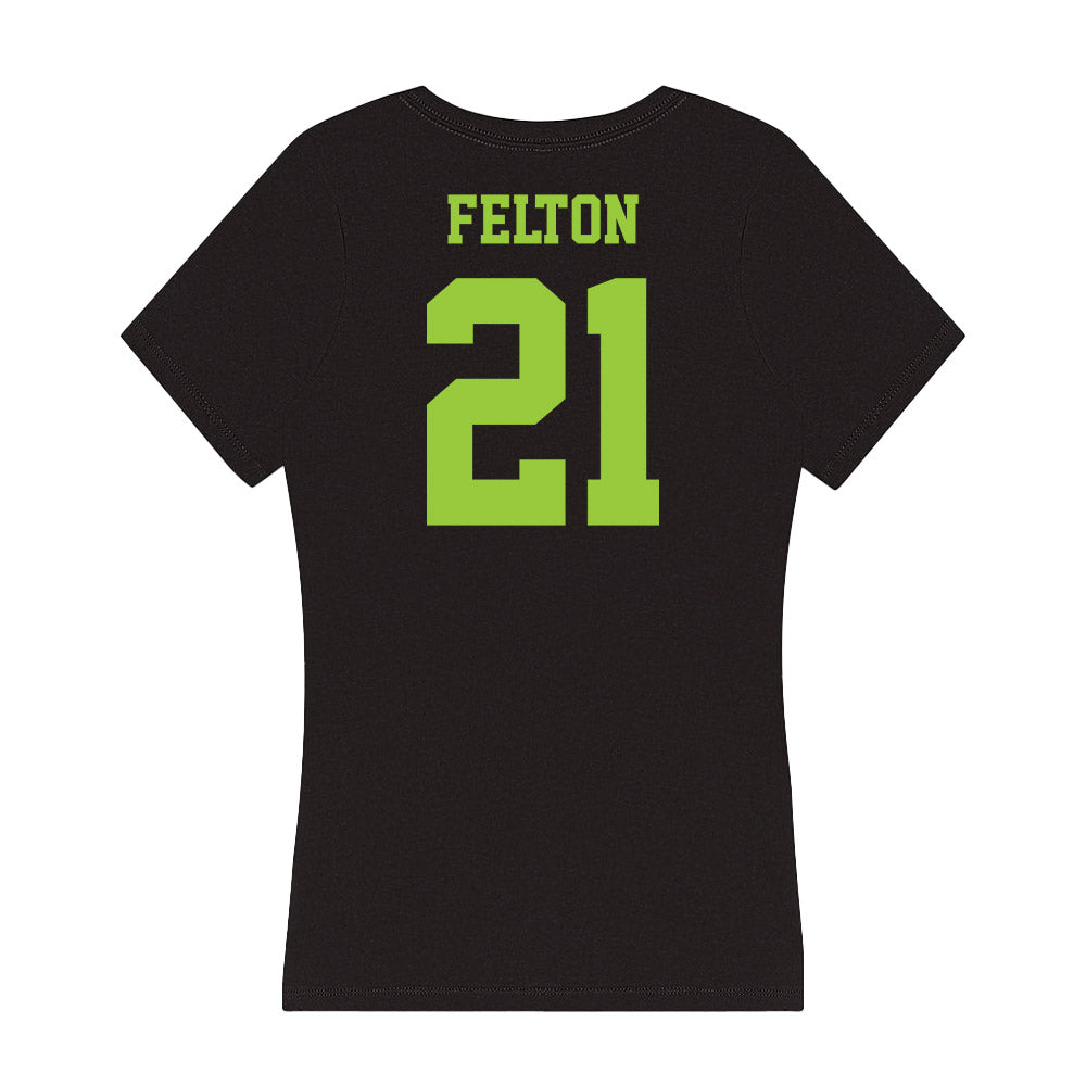 USF - NCAA Women's Soccer : Macy Felton - Women's V-Neck T-Shirt-1