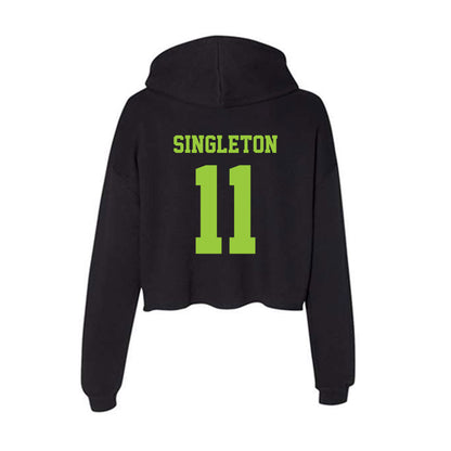 USF - NCAA Football : Keshaun Singleton - Women's Crop Fleece Hoodie-1