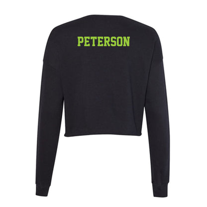 USF - NCAA Women's Track & Field : Terren Peterson - Women's Cropped Crew Fleece-1