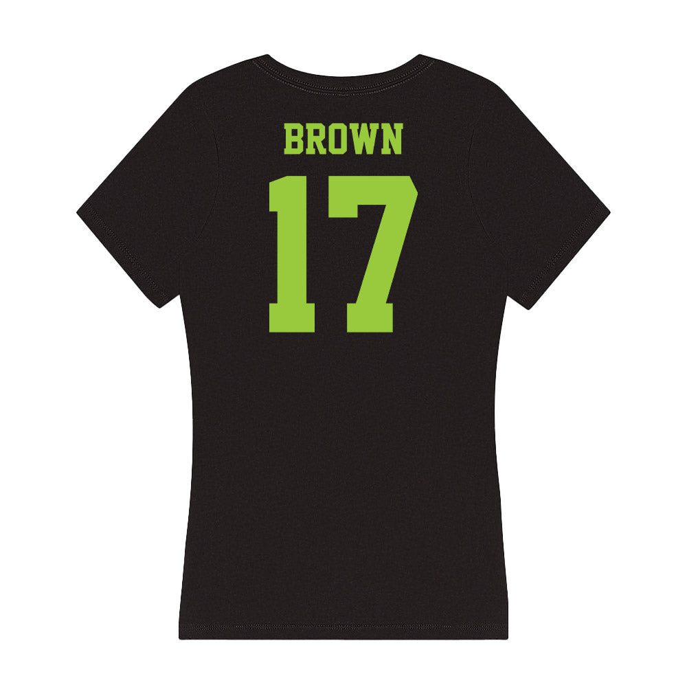 USF - NCAA Football : Byrum Brown - Women's V-Neck T-Shirt-1