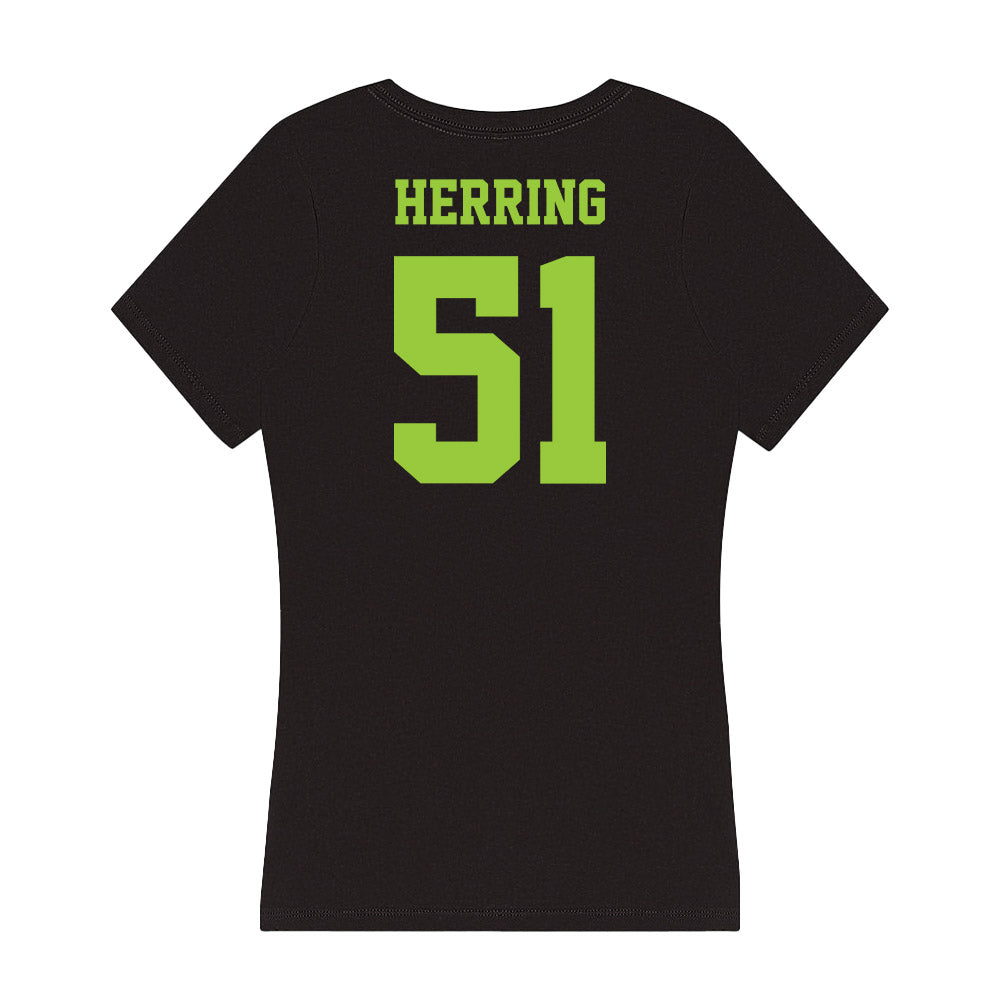 USF - NCAA Football : Zane Herring - Women's V-Neck T-Shirt-1