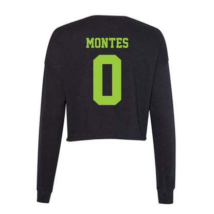 USF - NCAA Baseball : John Montes - Women's Cropped Crew Fleece-1