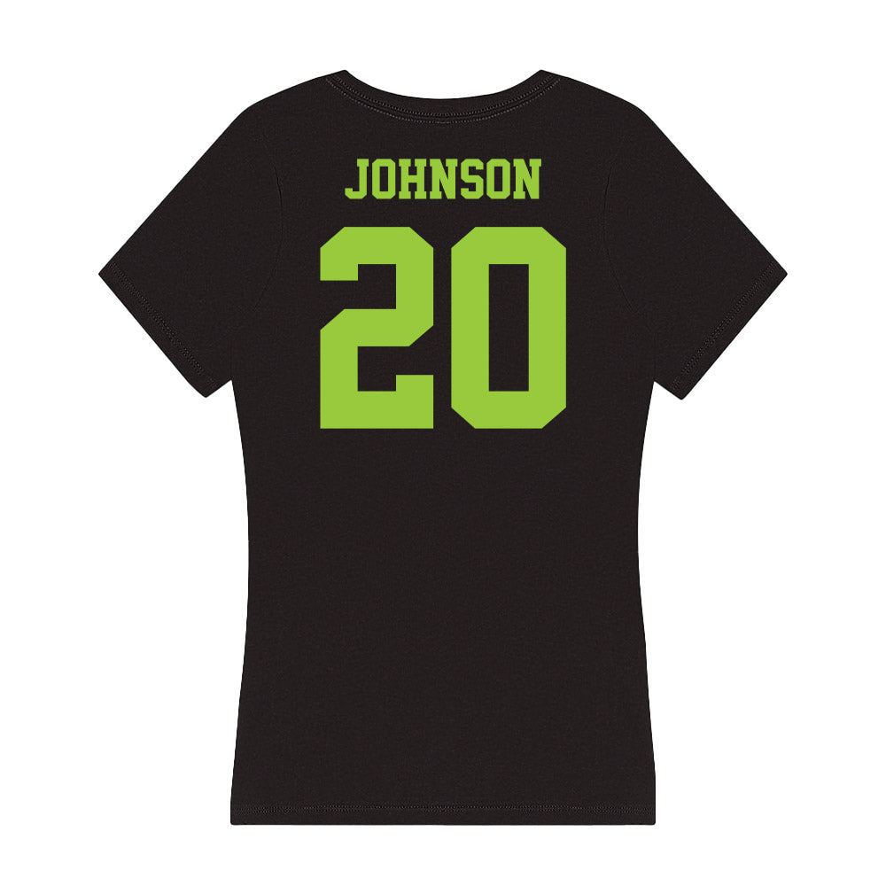 USF - NCAA Football : Jaylen Johnson - Women's V-Neck T-Shirt-1