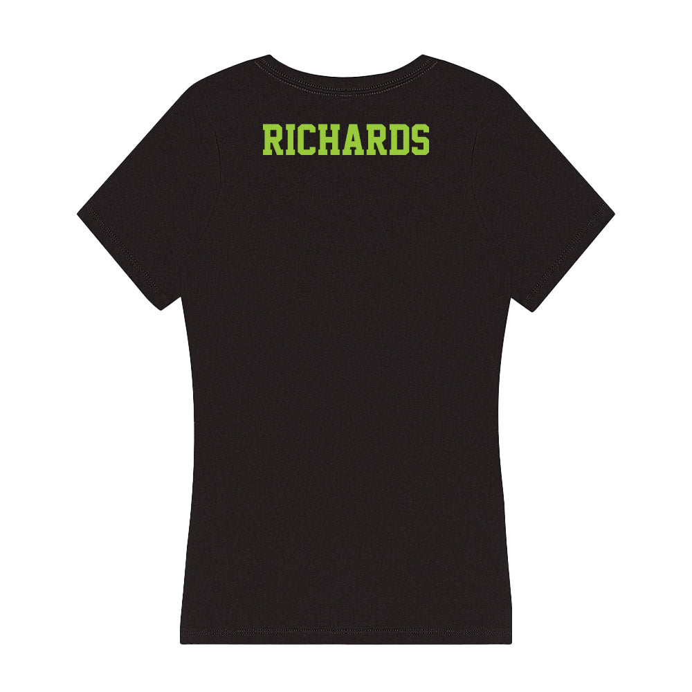 USF - NCAA Women's Track & Field : Nia Jordan Richards - Women's V-Neck T-Shirt-1