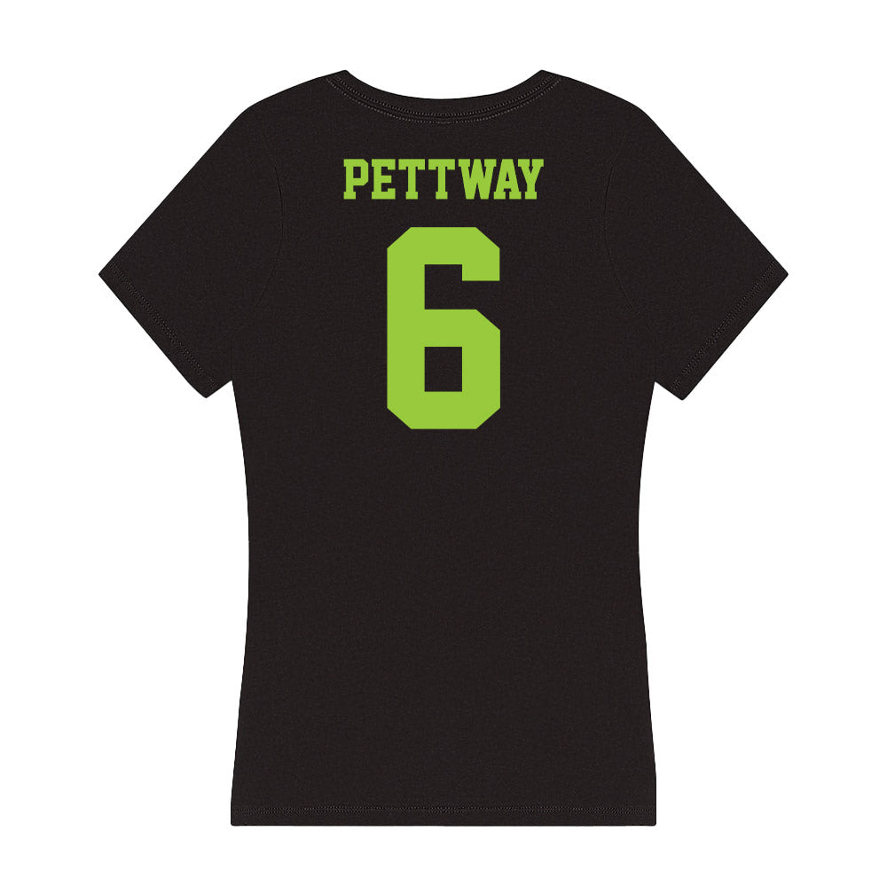 USF - NCAA Football : Jamie Pettway - Women's V-Neck T-Shirt-1