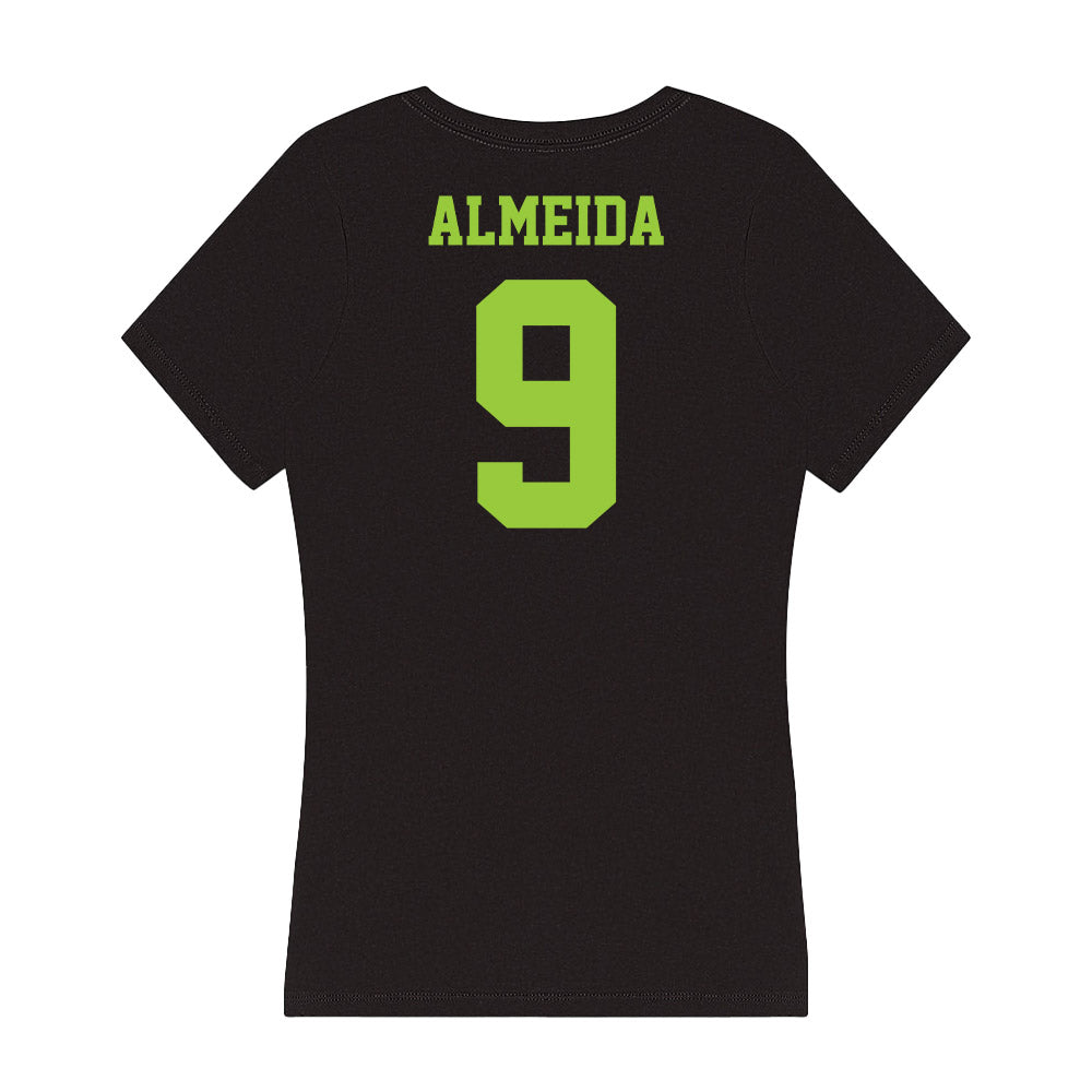 USF - NCAA Beach Volleyball : Isabella Almeida - Women's V-Neck T-Shirt-1