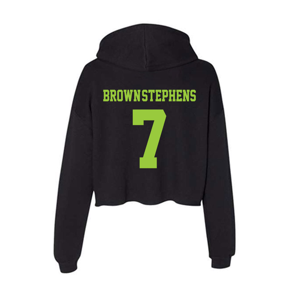 USF - NCAA Football : Michael Brown-Stephens - Women's Crop Fleece Hoodie-1