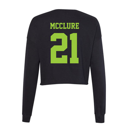 USF - NCAA Women's Lacrosse : Sydney McClure - Women's Cropped Crew Fleece-1