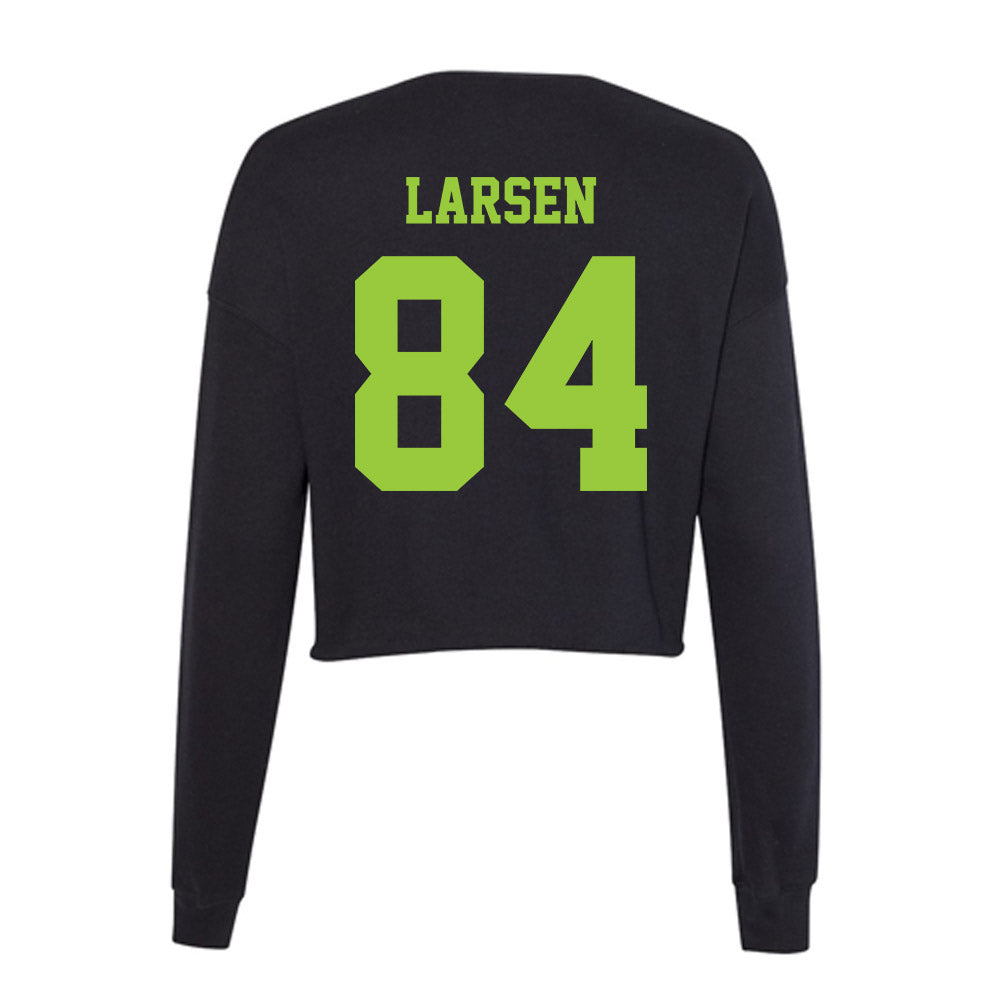 USF - NCAA Women's Lacrosse : Lexi Larsen - Women's Cropped Crew Fleece-1